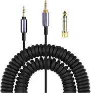 Coyktonty Replacement Headphone Cable Spring Audio Cable Extension Cord Line for S-Ony WH-1000XM3 XM2 XM4/H900N H800