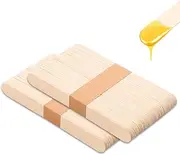 100 Professional Large Wax Applicators, Scrapers, Body Hair Removal Sticks