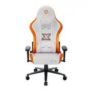ONEX STC-X-P-WO STC X Hardcore Gaming and Office Chair, White/Orange