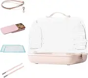 Jlobnyiun Bird Carrier, Travel Cage for Bird Carrier - Portable Transparent Backpack for Pet Operations | Removable Breathable Bird Transport Bag, Accessories