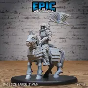 Eastern Skeleton Leader by Epic Miniatures RPG D&D Pathfinder 3D Print