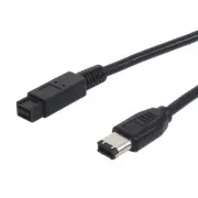 6ft Firewire 800/400 9 Pin to 6 Pin Cable 9-Pin 6-Pin IEEE 1394B Data Transfer