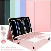 Touchpad Keyboard Case For iPad 6/7/8/9/10th Gen Pro 11 12.9 13 M4 M2 Air 4 5 6