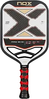 Pickleball Paddle Pro Evo 2025 | Elite Performance Pickleball Rackets | 3K Carbon Fiber w/High-Density Honeycomb Core | Exclusive Spin & Airflow Dynamics | Custom Grip Technology for Superior Control