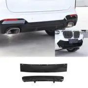 For BMW X3 iX3 2022-2023 ABS Bright Front Rear Bumper Diffuser Board Guard 2PCS