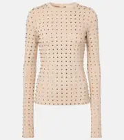 [Sportmax] Sportmax Negus embellished top UK 14 pink