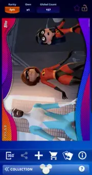 DIGITAL Topps Disney Collect Cyber Monday 2023 Frozone, Elastigirl & Violet EPIC