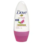 Dove Women Antiperspirant Roll On Deodorant Go Fresh Pomegranate and Lemon Verbena Scent 50mL
