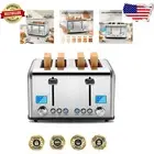 Digital Countdown 4-Slice Toaster for Perfect Toasting - High Lift, Easy Clean