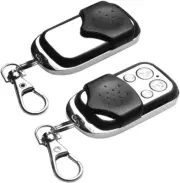 433.92 Mhz Remote for Gate, Remote Control Key Fob, 2Pcs 4 Buttons Universal Ele