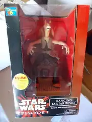 VINTAGE Star Wars Episode 1 Dancing Jar Jar Binks Sound and Voice Activated 1999