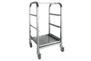 Vogue 3 Tier Glass Racking Trolley for 425mm Baskets - Racking Trolleys (CL269) - CL269