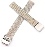 [Bullish] 14mm Screwing Stainless Steel Watch Strap Replacement for Skagen Fits Selected Models Listed Below 355SMM1 355SSGS 355SSRS 355SSS1