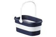 BOOMJOY 14L Collapsible Bucket Foldable Mop Bucket for Cleaning Water Bucket for Camping Window Washing Laundry Fishing Navy