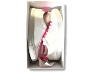 $465 MEN'S COMMON PROJECTS RETRO LO WHITE/PINK SHOES SZ 12