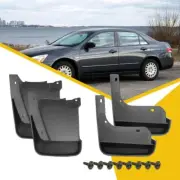 For Honda Accord 2003-2007 Sedan Black Mud Flaps Splash Guards Fender W/Hardware