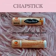 NEW ChapStick You're My Hero You Rock Powerful Peach Lip Balm Full Size