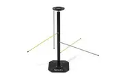 SKLZ 36" Dribble Adjustable Basketball Training Coaching Stick Arm Stand BLK