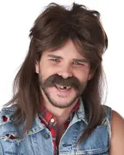 The Lone Wolf Mullet Costume Wig