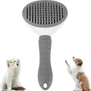 Cat Brush for Shedding and Grooming, Self Cleaning Slicker Brushes for Dogs and Cats Grooming Brush Tool, Bath Brush Hair Grooming Comb Hair Slicker Brush, Cats Dogs Brush Massage-Self Cleaning