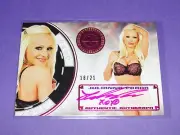 2014 Benchwarmer JULIANNA PRADA #43 Vegas Baby Pink Auto SP/21 Playboy - Brazil
