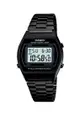 Casio Men's Vintage B640WB-1A Black Stainless Steel Band Digital Watch