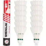 Philonext Goose Feather Badminton Shuttlecocks Birdies 12 Pack Hight Speed Tr...
