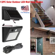 Solar Outdoor LED Wall lamp Motion Sensor Night Sensor Separable Deck Lawn Light