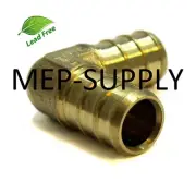 1" PEX Elbow - Brass 1 inch 90 Crimp Fitting, LEAD FREE - LOT OF 50