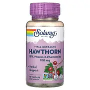 Solaray, Vital Extracts, Hawthorn, 60 VegCaps