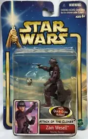2002 Star Wars - Attack Of the Clones ZAM WESELL - HASBRO