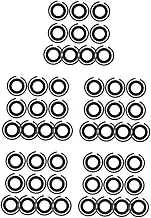 NULYLU 50 Sets Electric Wrench Spring Set C-clip Replacement Parts Impact Retaining Ring Clip Internal Retaining Ring Headlamp Retaining Ring Socket Spring Clip Wrench Ring Drive Rings
