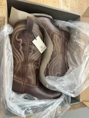 Ariat Women's Cowboy Boots Size 6 Brown Lively Sassy Square Toe