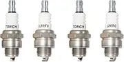 4PK TORCH L7RTC Spark Plug Replace for Champion 859/RCJ7Y 863/RCJ8Y 852/RCJ6Y 853/CJ7Y 848/CJ8Y 858/CJ6Y, for NGK 6703/BPMR7A BPM7A BPMR6A, for BOSCH WSR5F 7547/WSR6F, for DENSO W22MPR-U, OEM