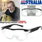 350% Magnifier Glasses With Led Light Magnifying Glasses Loupes Reading Sewing