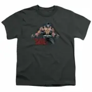 Bane Bane Flex Kids Youth T Shirt Licensed Suicide Squad DC Comics Tee Charcoal