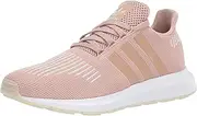 [adidas] Women's Swift Running Shoe, Ash Pearl/Off White/White, 7 US