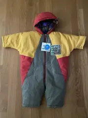Vintage Infants Tyrol Mountain Snow Dog Fashion Snowsuit sz-6 mths With Tags