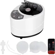 Sauna Shower Generator 4L Sauna Steam Generator Portable Sauna Steamer with Remote Control Home Sauna Steam Pot Stainless Steel Pot in Home Steam Room Shower(3L Grey)