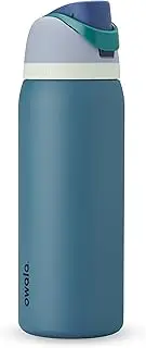 Owala FreeSip Insulated Stainless Steel Water Bottle with Straw, BPA-Free Sports Water Bottle, Great for Travel, 32 Oz, Denim