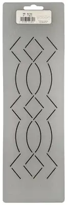 Border Quilting Stencil Simple Sashing Quilt Pattern 3" Design Quilters Template