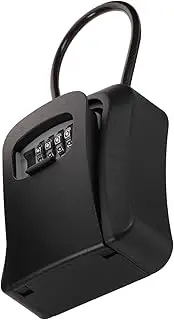 OFFSCH Wall Mounted Key Lock Box Resettable Combination Safe Box for Keys Design for Schools and Businesses