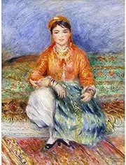 Renoir Algerian Girl Art Print Canvas Premium Wall Decor Poster Mural