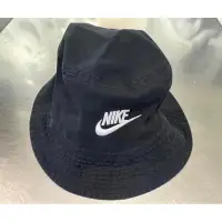 在飛比找蝦皮購物優惠-特價NIKE NSW 黑色 刺繡LOGO 仿舊 漁夫帽 遮陽