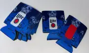 Lot of 7 Halloween Zombie Can Miller Lite Beer Coozie Koozie 2 Sided
