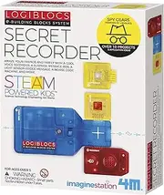 4M Logiblocs E-Building Blocks System Secret Recorder Kids Science Kit