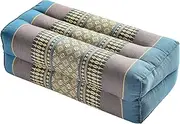 Zafuko Yoga, Meditation, Kundalini and Pilates Cushion (Zafu) Block, Bolster, Floor Pillow, Prop 100% Organic Kapok Fiber Filling - Small Block