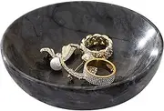[CM CHIC MONDAY] Decorative Bowl Ring Dish Marble Tray, Jewelry Dish Ring Trinket Holder Key Catchall Bowls, Marble Vanity Tray for Display Home Decor Wedding Gift
