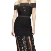 Alice mccall dress size au 12 / us 8 NWT by the ocean black midi