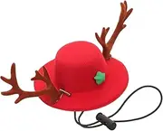 DRESSOOS Pet Headgear Christmas Pet Hat Reindeer Antler Pet Costume Dog Cosplay Hat for Cats